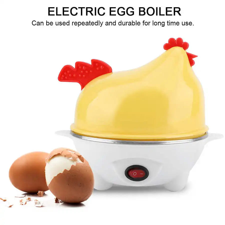 Hervidor de Huevos Eléctrico en Forma de Pollo – Cocina Rápida y Multifuncional para Desayuno